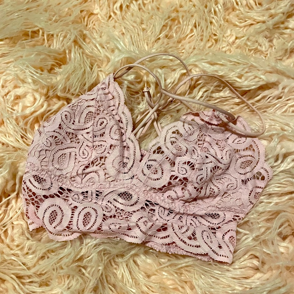Blush Pink XS PINK Bralette.